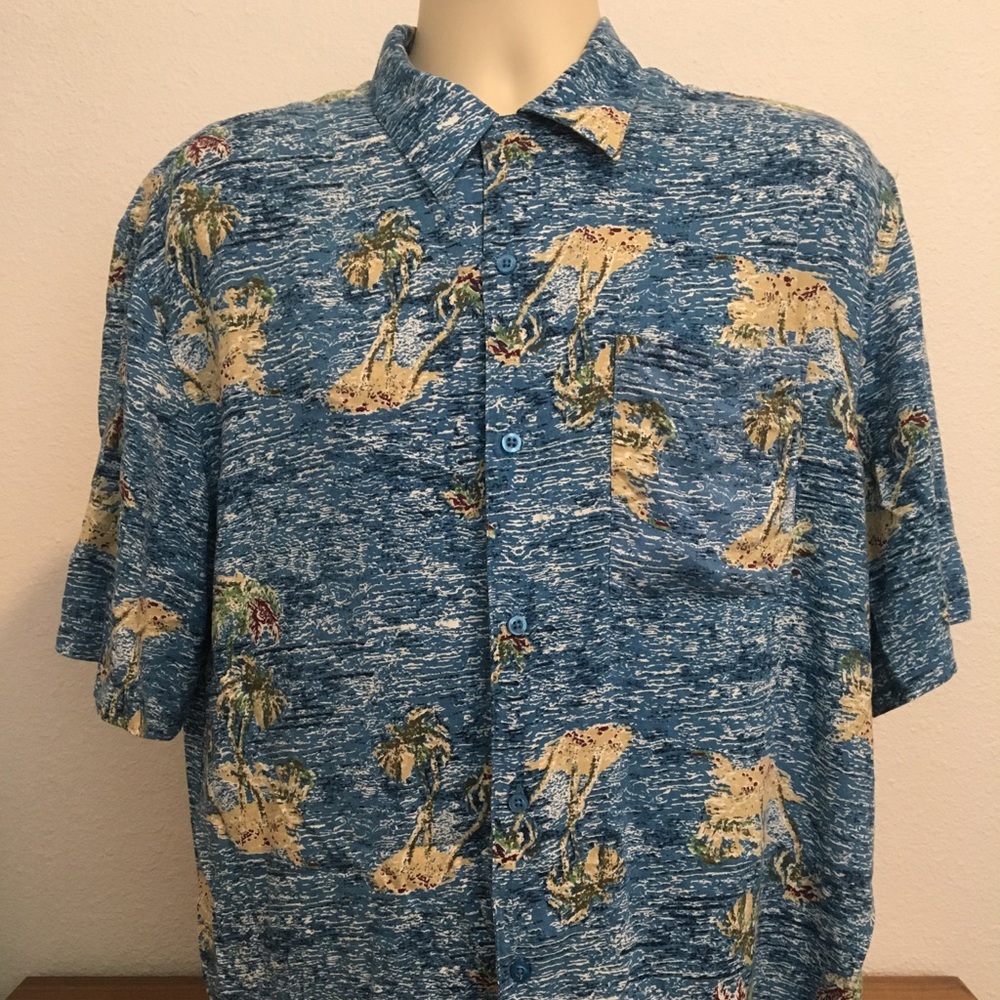 Bruno New York Men's XL Hawaiian Polo